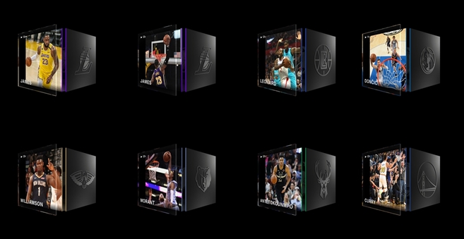 2019-20 NBA Top Shot (Series 1) Complete Set - Possibly Only Known Complete Set (287)